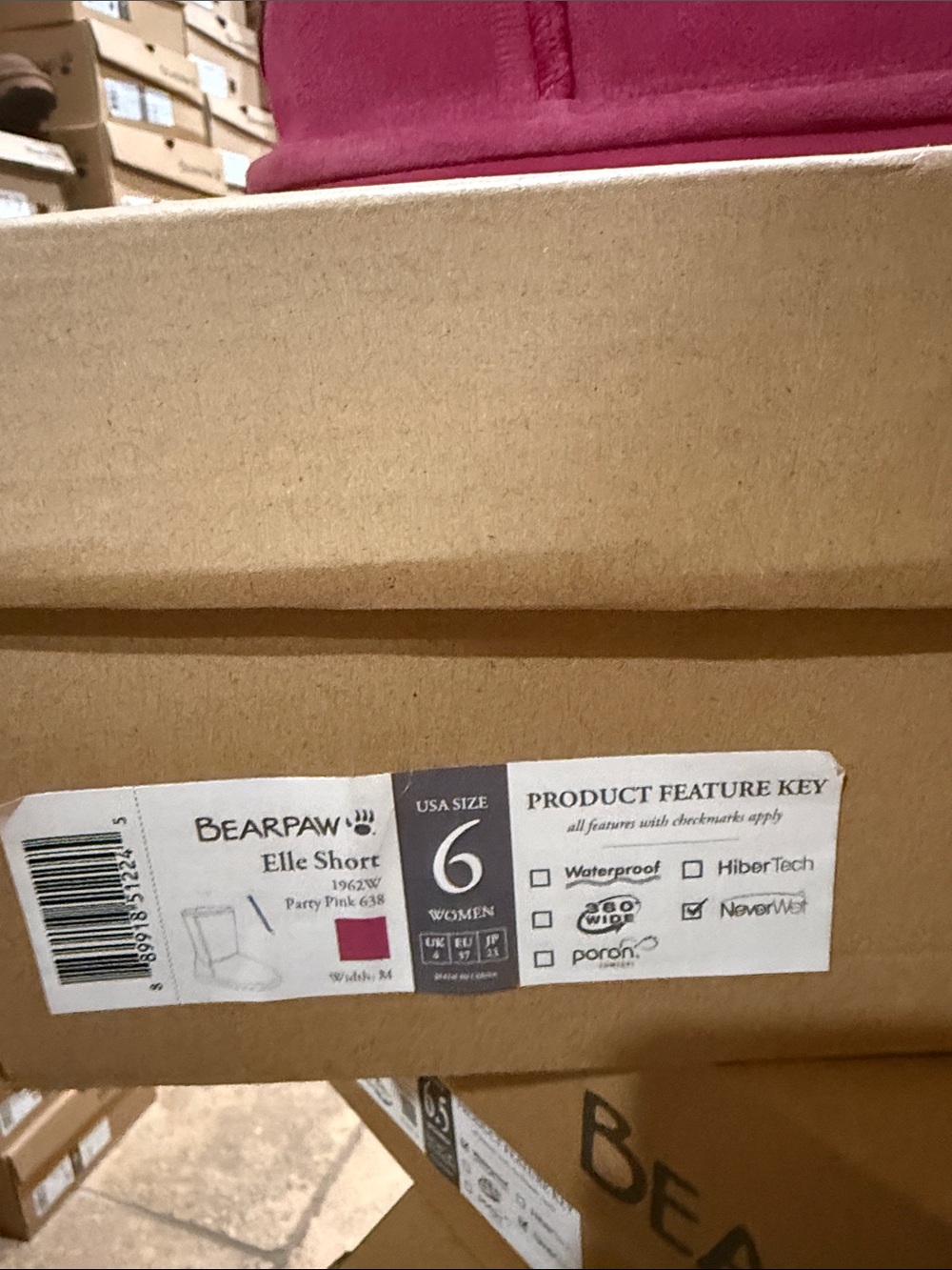 Bearpaw Elle Short Boots - patty pink - Picture 2 of 4